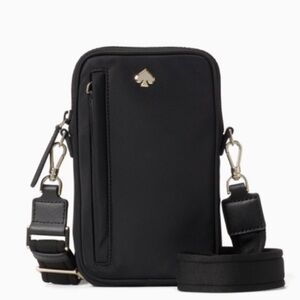 {Kate Spade} Jae North South Phone Crossbody Black